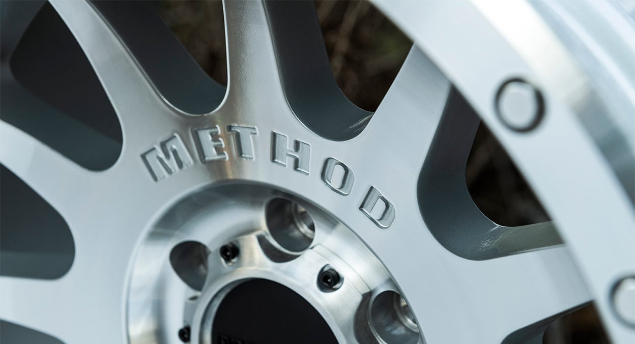 (set of 4) Method MR605 NV Machined | 20x10" -24mm | 8x6.5in Wheel
