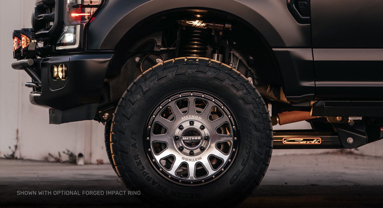 (set of 4) Method MR709-HD Machined | 17x8.5" +0mm | 5x5in Wheel