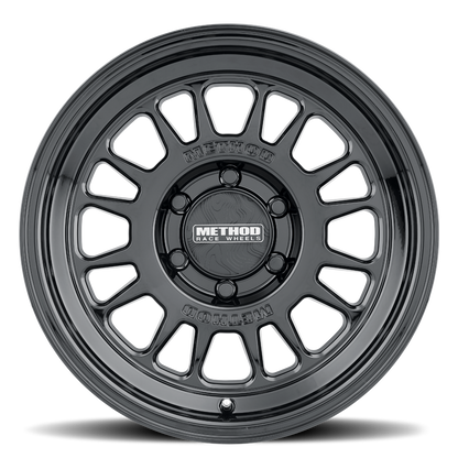 (set of 4) Method MR318 Gloss Black | 18x8.5" +35mm | 6x135mm Wheel