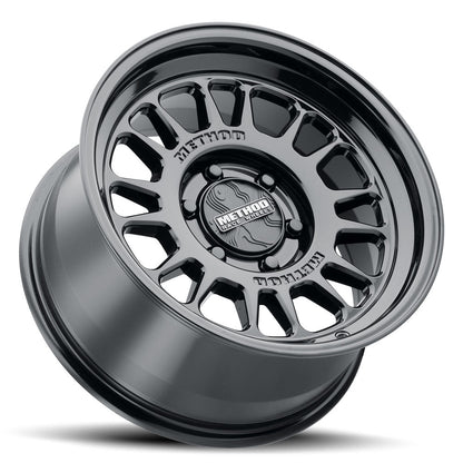 (set of 4) Method MR318 Gloss Black | 18x8.5" +35mm | 6x135mm Wheel