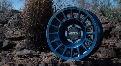 (set of 4) Method MR707 Bahia Blue | 17x8.5" +0mm | 6x5.5in Wheel