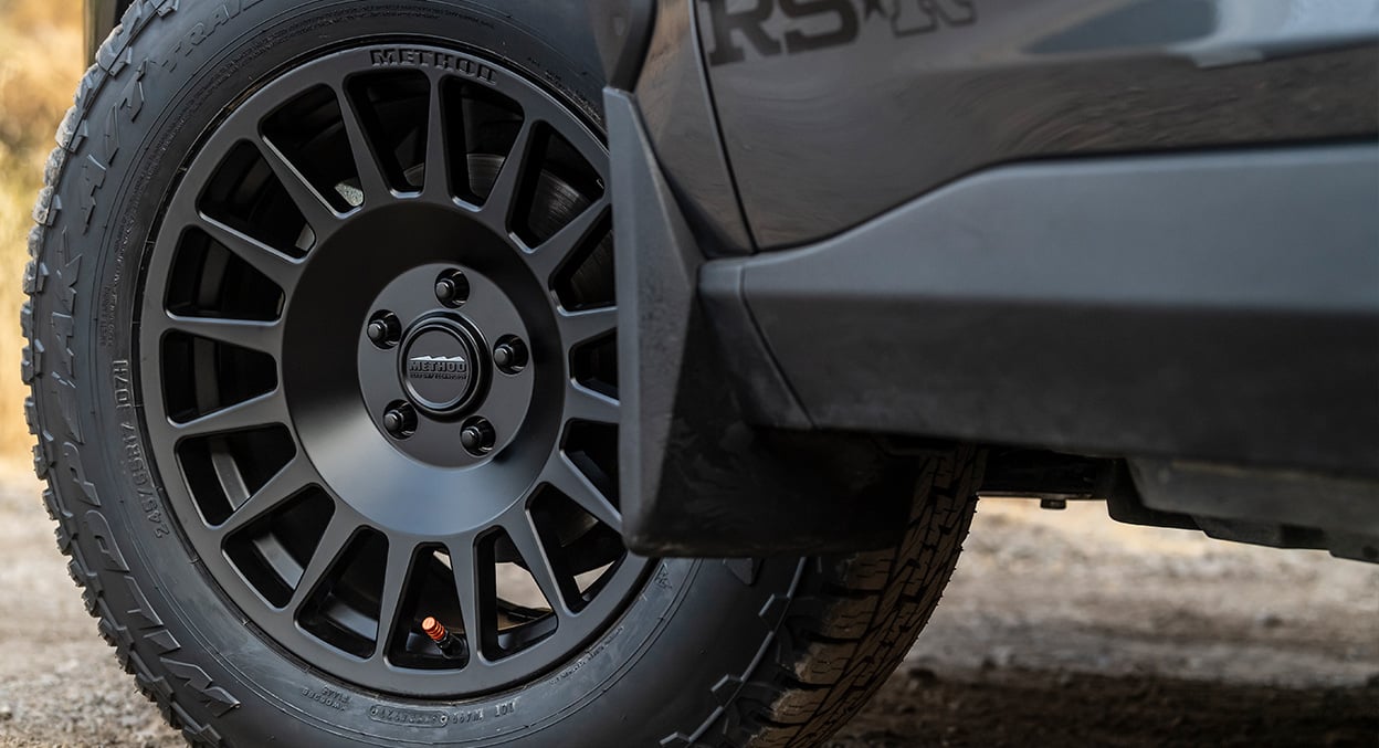 (set of 4) Method MR707 Matte Black | 17x8.5" +0mm | 6x135mm Wheel