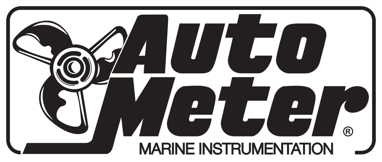 AutoMeter Marine Carbon Fiber Ultra-Lite 2-1/16in 100PSI Mechanical Oil Pressure Gauge (200790-40)