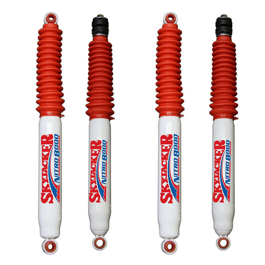 Skyjacker N8000 Nitrogen Gas Shocks Set w/7-8" lift - 1994-2004 Ford F-350 4WD