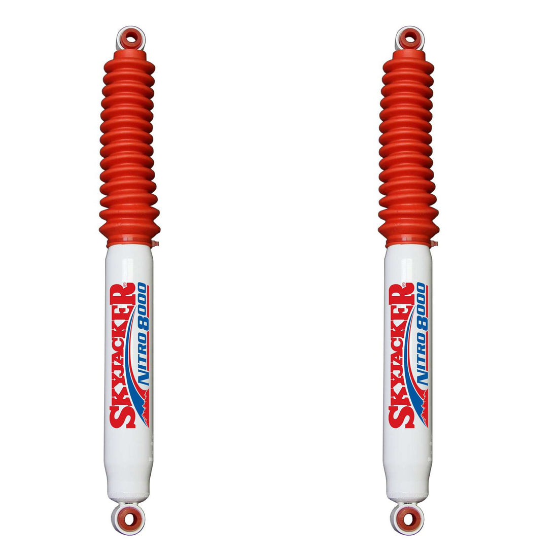 Skyjacker N8000 Nitrogen Gas Shocks Rear Pair w/0" lift - 2011-2019 Chevrolet Silverado 3500 HD 4WD