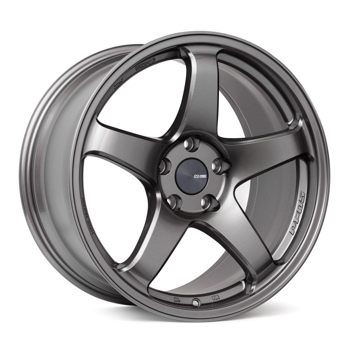 Enkei PF05 Dark Silver | 15x8" +25mm | 4x100mm Wheel