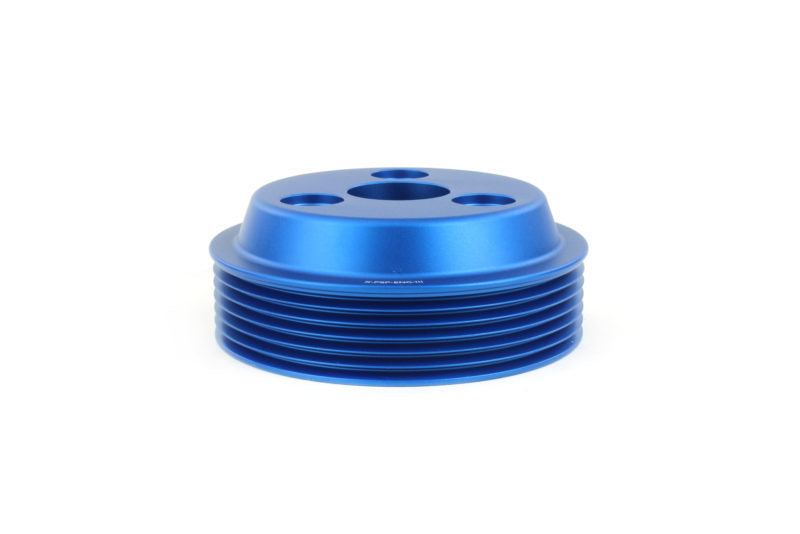Perrin Lightweight Water Pump Pulley - Blue | 2015-2022 Subaru WRX (PSP-ENG-111BL)