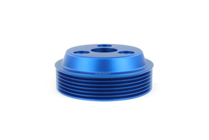 Perrin Lightweight Water Pump Pulley - Blue | 2015-2022 Subaru WRX (PSP-ENG-111BL)