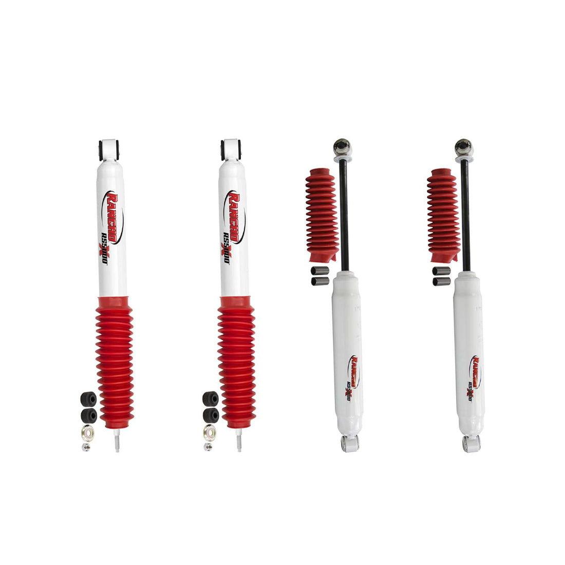 Rancho RS5000X Gas Shocks Set w/0" lift - 2005-2016 Ford F-550 Super Duty