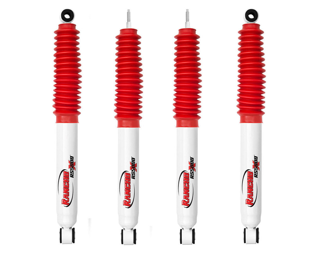 Rancho RS5000X Gas Shocks Set w/2-3" lift - 2005-2016 Ford F-350 Super Duty 4WD w/Single Rear Wheels 2-3" Rear