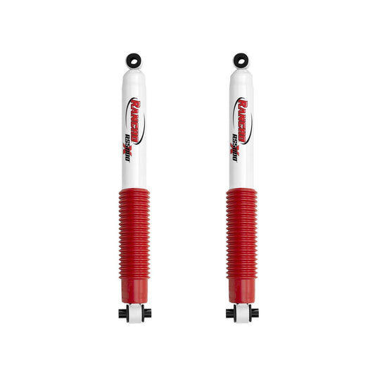 Rancho RS5000X Gas Shocks Front Pair w/0" lift - 2018-2026 Jeep Wrangler JL