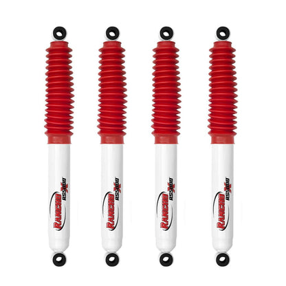 Rancho RS5000X Gas Shocks Set w/0" lift - 1965-1974 Jeep DJ5 RWD