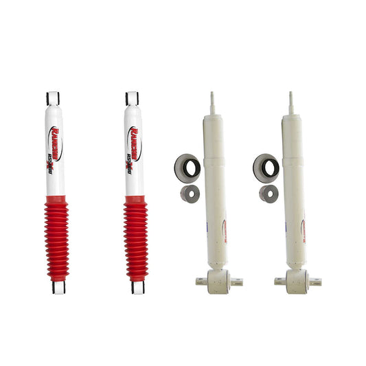 Rancho RS5000X Gas Shocks Set w/4" lift - 2007-2013 GMC Sierra 1500 RWD
