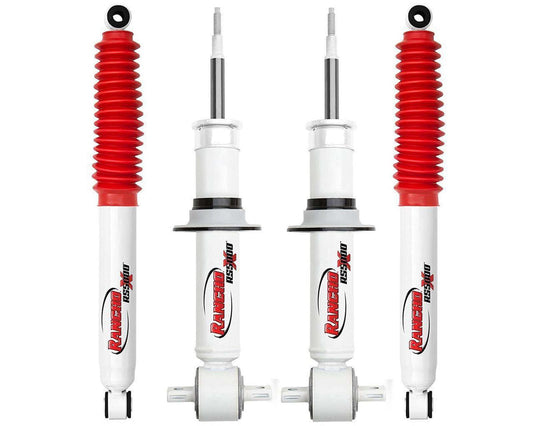 Rancho RS5000X Gas Shocks Set w/4" lift - 2007-2014 GMC Yukon 4WD RWD