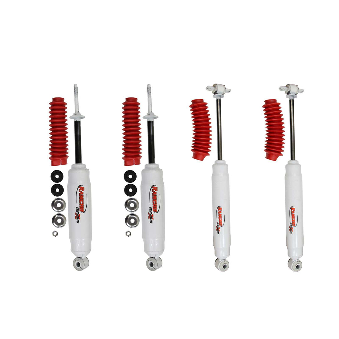 Rancho RS5000X Gas Shocks Set w/0" lift - 2004-2012 GMC Canyon 4WD RWD