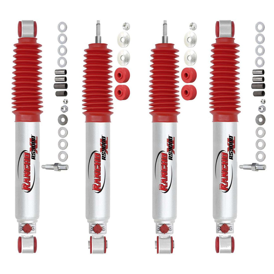 Rancho RS9000XL Adjustable Shocks Set w/4" lift - 1997-2002 Ford Expedition 4WD
