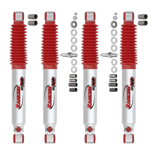 Rancho RS9000XL Adjustable Shocks Set w/0-2.5" lift - 1976-1981 Jeep CJ5 4WD