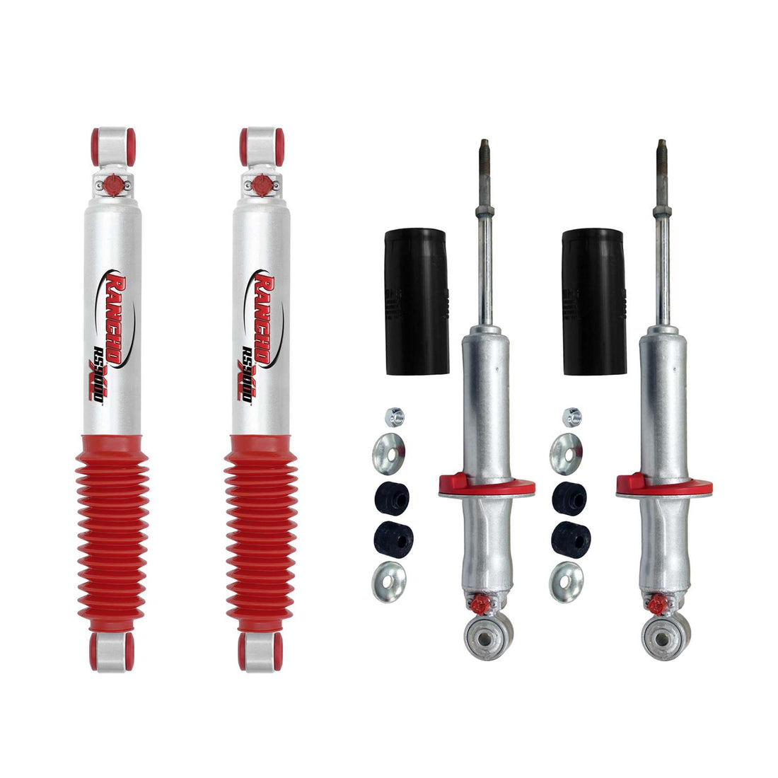 Rancho RS9000XL Adjustable Strut & Shocks Set w/1" lift - 1995-2004 Toyota Tacoma 4WD
