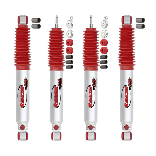 Rancho RS9000XL Adjustable Shocks Set w/0" lift - 2001-2007 Chevrolet Silverado 1500 HD 4WD RWD Crew Cab