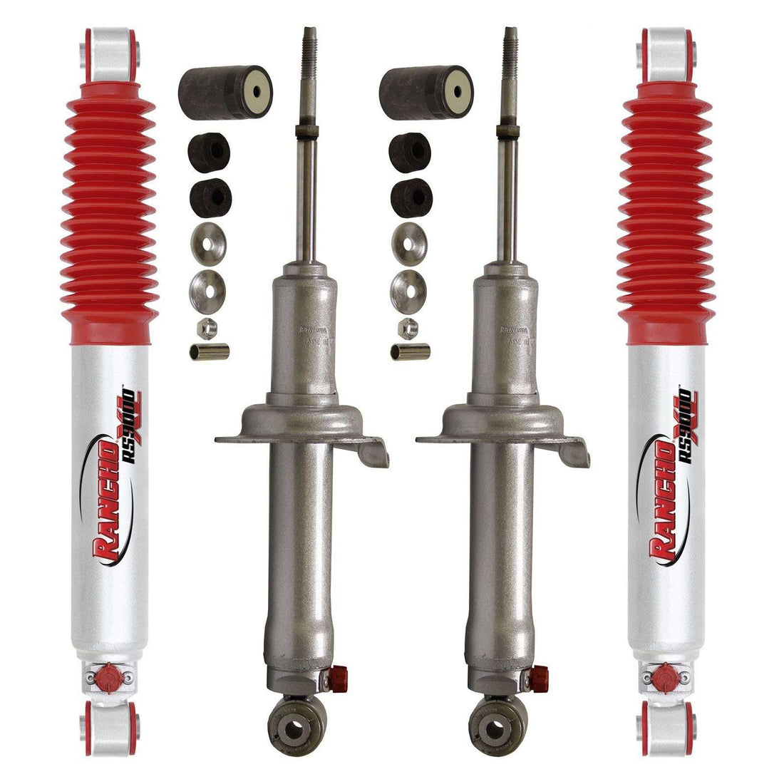 Rancho RS9000XL Adjustable Strut & Shocks Set w/4" lift - 2004-2015 Nissan Titan 4WD RWD
