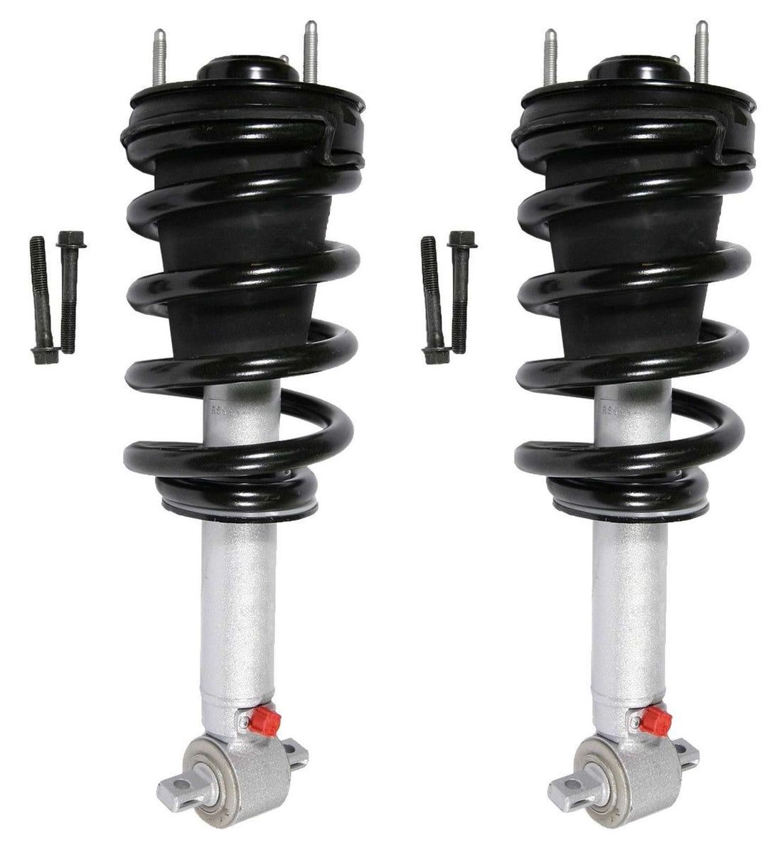 Rancho Quicklift Leveling Strut Front Pair w/2" lift - 2007-2014 Chevrolet Tahoe 4WD w/Air Leveling