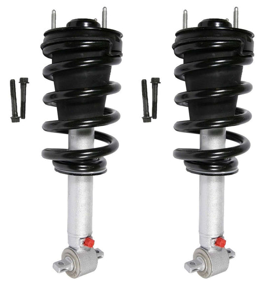 Rancho Quicklift Leveling Strut Front Pair w/2" lift - 2007-2014 Chevrolet Suburban 1500 4WD RWD w/Air Leveling
