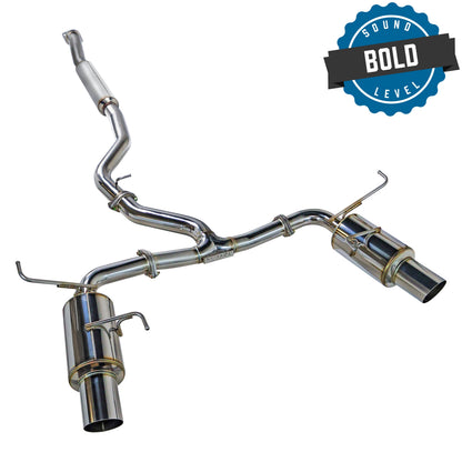 Remark RK-C2076S-01TC Dual Cat-Back Exhaust For Subaru WRX/STI (15-21)