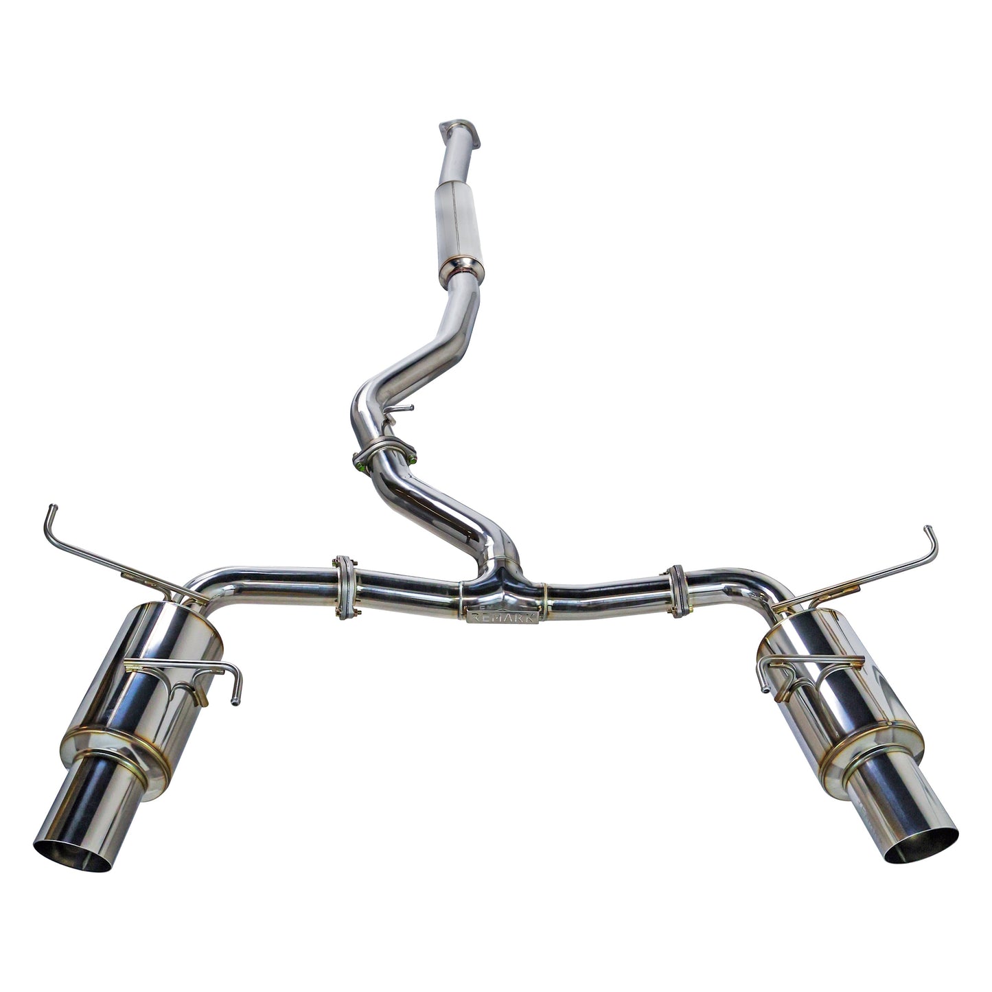 Remark RK-C2076S-01TC Dual Cat-Back Exhaust For Subaru WRX/STI (15-21)