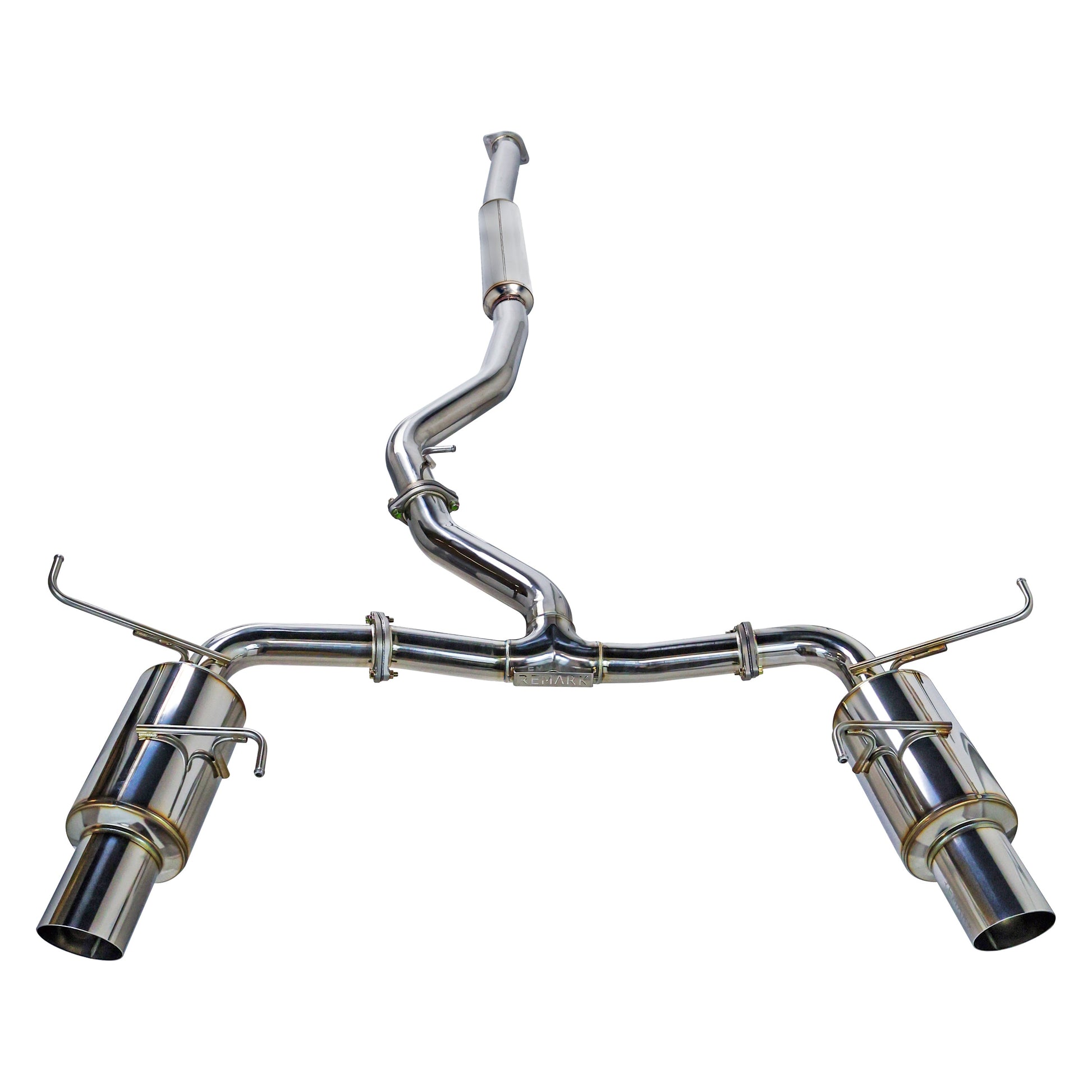 Remark RK-C2076S-01TC Dual Cat-Back Exhaust For Subaru WRX/STI (15-21)