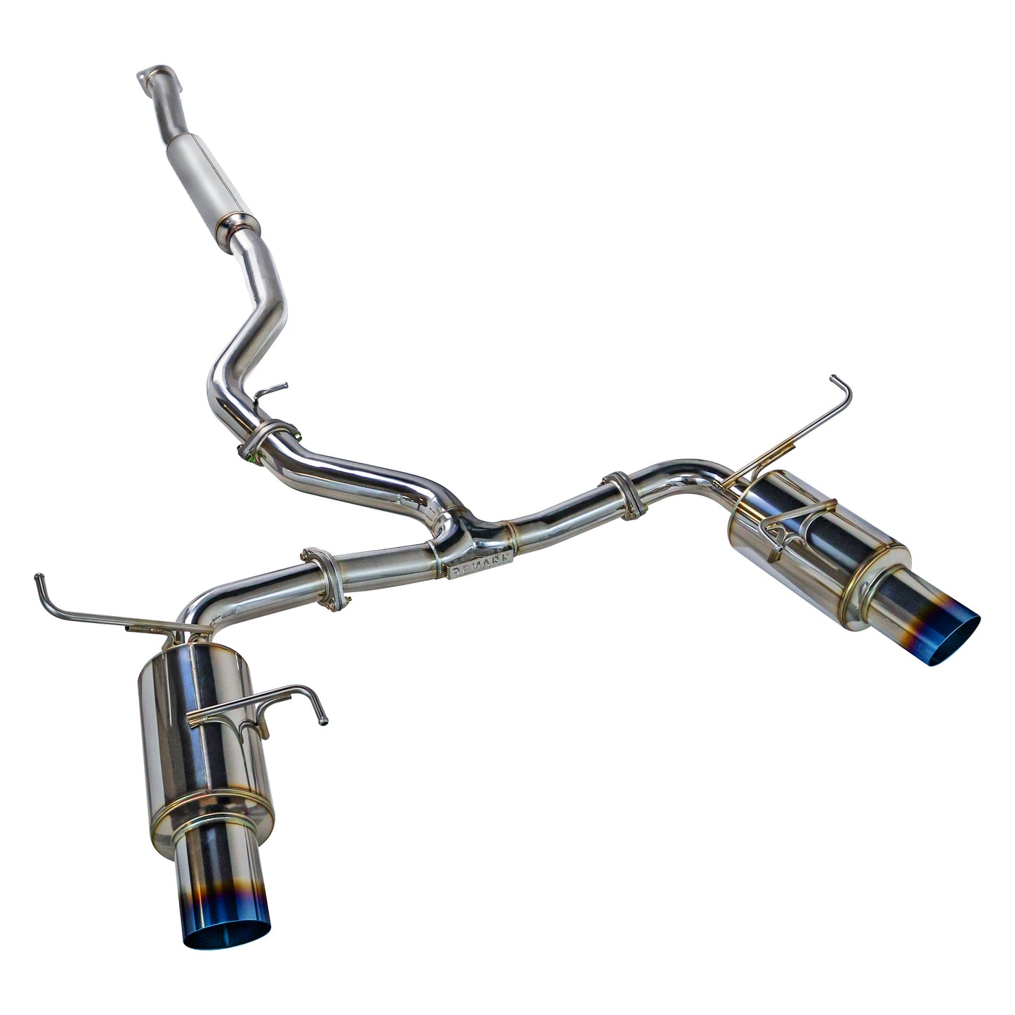 Remark RK-C2076S-01TC Dual Cat-Back Exhaust For Subaru WRX/STI (15-21)