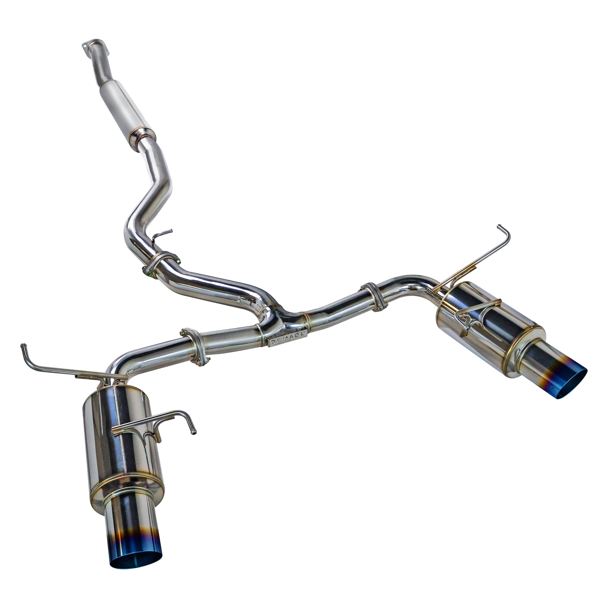 Remark RK-C2076S-01TC Dual Cat-Back Exhaust For Subaru WRX/STI (15-21)