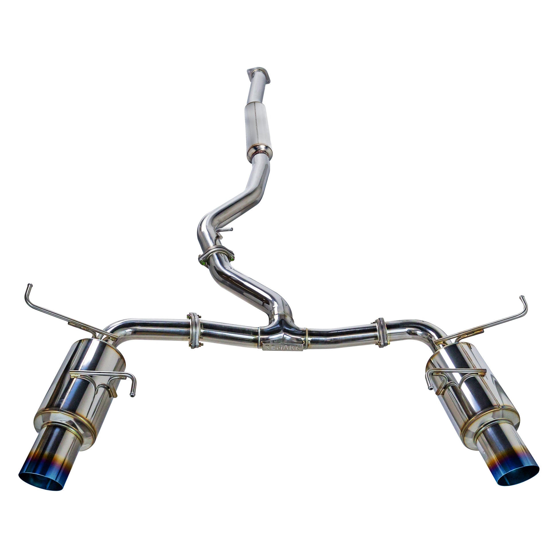 Remark RK-C2076S-01TC Dual Cat-Back Exhaust For Subaru WRX/STI (15-21)