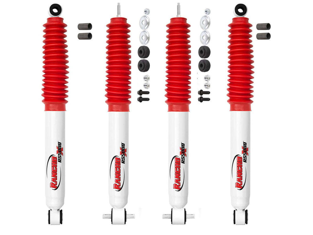 Rancho RS5000X Gas Shocks Set w/0" lift - 1998-2011 Ford Ranger 4WD w/Torsion