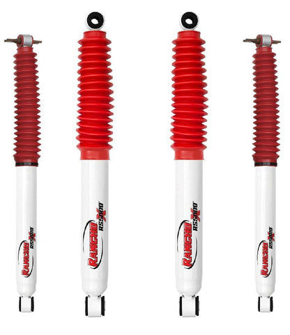 Rancho RS5000X Gas Shocks Set w/4" lift - 1995-2000 GMC Yukon 4WD 4DR