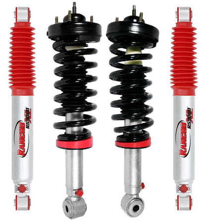 Rancho Quicklift Leveling Strut + RS9000XL Adjustable Shocks Set w/1.75" lift - 2009-2014 Ford F-150 RWD