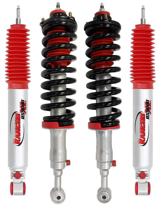 Rancho Quicklift Leveling Strut + RS9000XL Adjustable Shocks Set w/2" lift - 2003-2022 Toyota 4Runner 4WD RWD