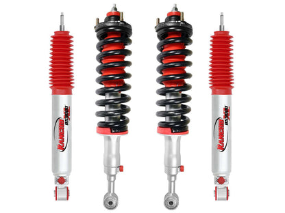 Rancho Quicklift Leveling Strut + RS9000XL Adjustable Shocks Set w/2.75" lift - 2005-2015 Toyota Tacoma 4WD RWD