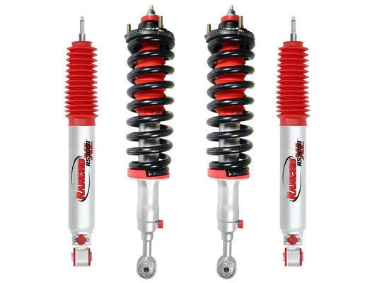 Rancho Quicklift Leveling Strut + RS9000XL Adjustable Shocks Set w/2.75" lift - 2005-2015 Toyota Tacoma 4WD RWD
