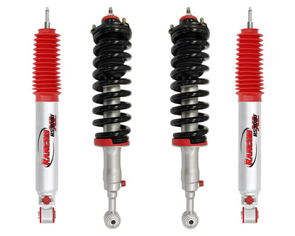Rancho Quicklift Leveling Strut + RS9000XL Adjustable Shocks Set w/2.25" lift - 2007-2021 Toyota Tundra 4WD