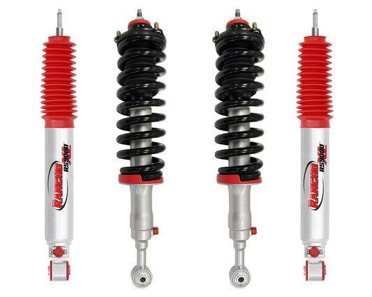 Rancho Quicklift Leveling Strut + RS9000XL Adjustable Shocks Set w/2.25" lift - 2007-2021 Toyota Tundra 4WD