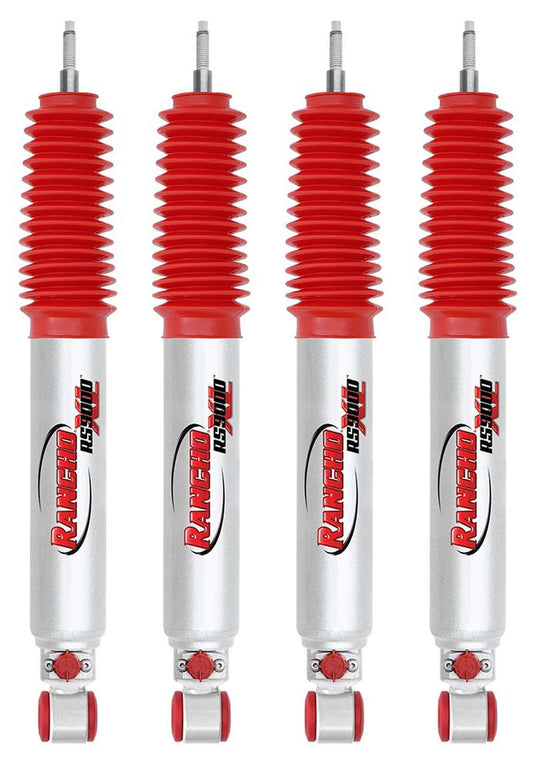 Rancho RS9000XL Adjustable Shocks Set w/0" lift - 1975-1991 Ford E-350 Econoline RWD