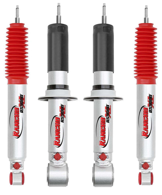 Rancho RS9000XL Adjustable Strut & Shocks Set w/0" lift - 2005-2023 Toyota Tacoma 4WD RWD