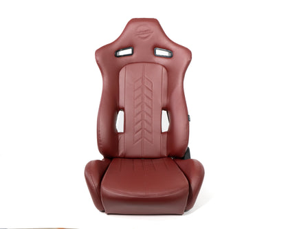 NRG Reclinable Racing Seat Arrow in Vinyl