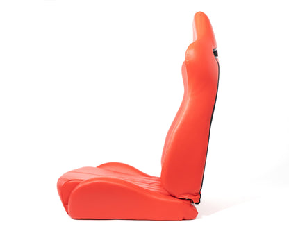 NRG Reclinable Racing Seat Arrow in Vinyl