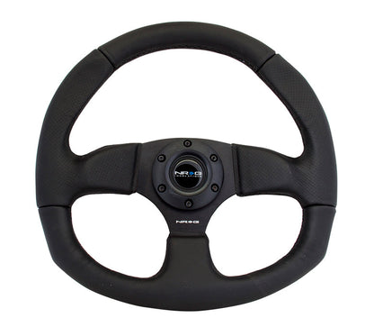 NRG FLAT BOTTOM STEERING WHEEL LEATHER