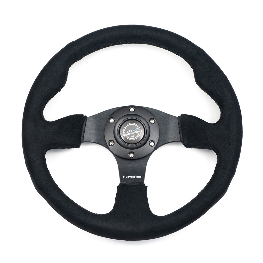 NRG RACING STEERING WHEEL ALCANTARA