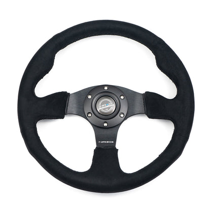 NRG RACING STEERING WHEEL ALCANTARA