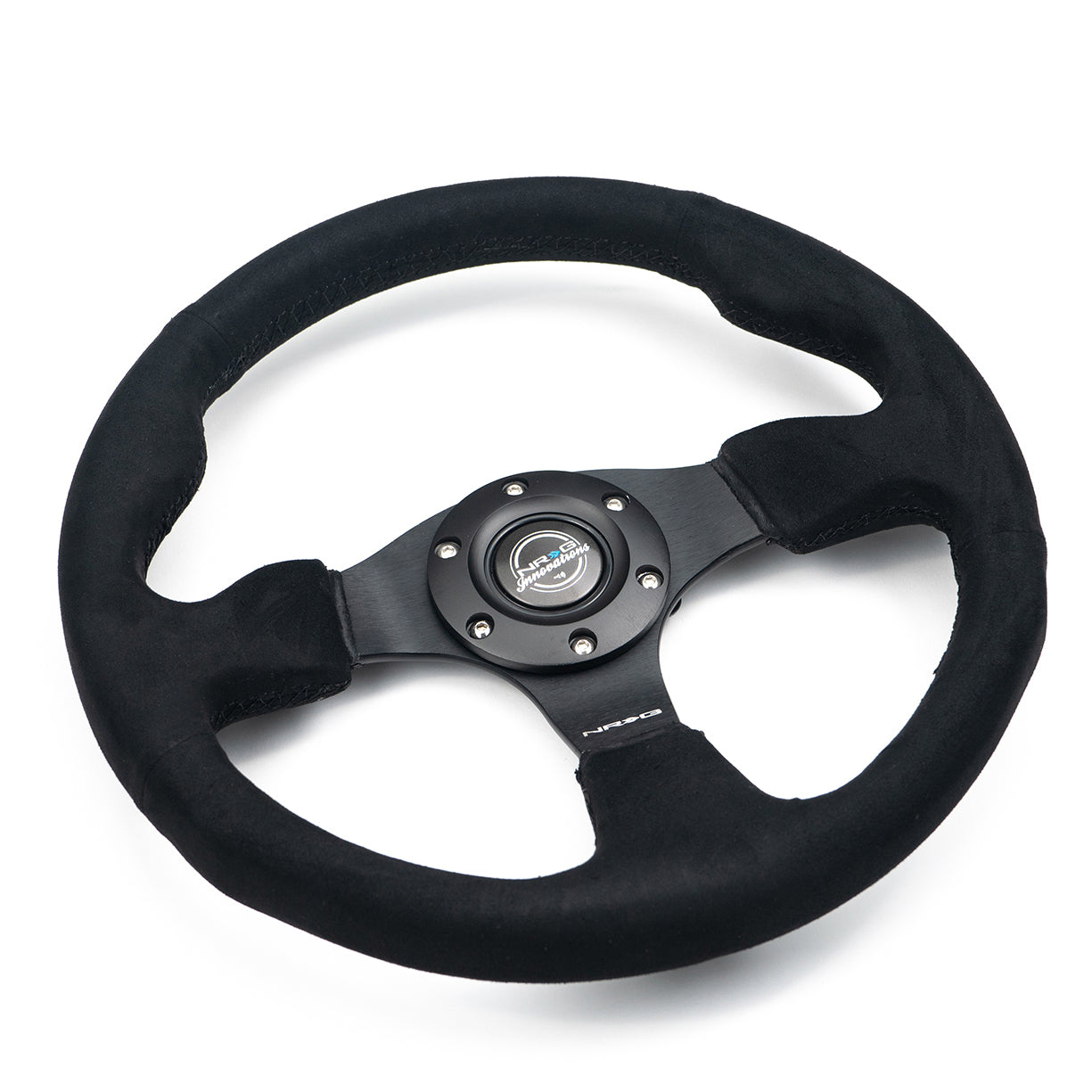NRG RACING STEERING WHEEL ALCANTARA