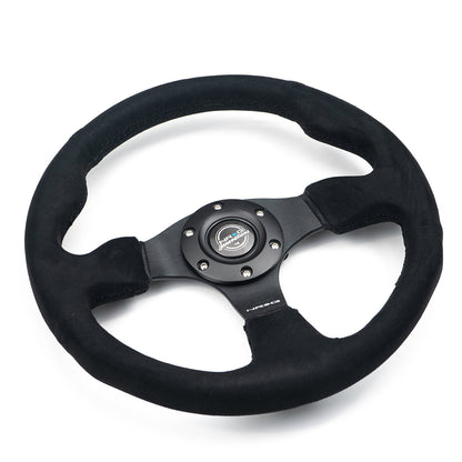 NRG RACING STEERING WHEEL ALCANTARA