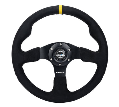 NRG RACING STEERING WHEEL ALCANTARA